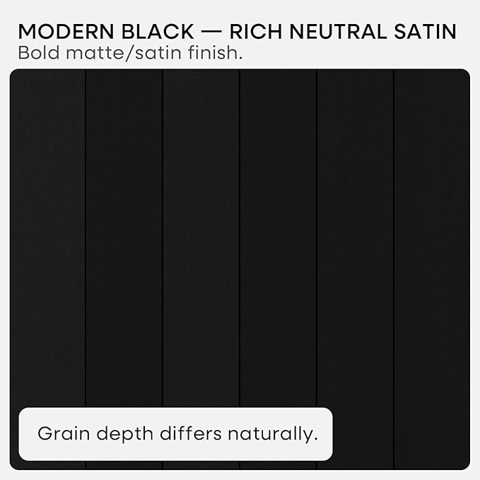 Homeforia Black Floating Shelf 20 inch, High End Solid Real Wood 20inch Bathroom Floating Shelves for Wall Mounted, Black Wooden 20in Floating Shelves, Heavy Duty Bracket, 20 X 6.5 X 1.75 in, Set of 2